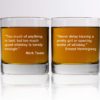 Custom Engraved Whiskey Glass Set of 4