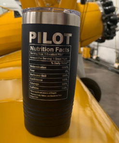Pilot Nutrition Engraved Tumbler 20oz
