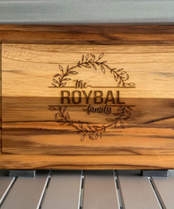 Wreath Family Cutting Board