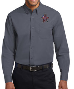 Long Sleeve Easy Care Shirt - Patriots Jet Team