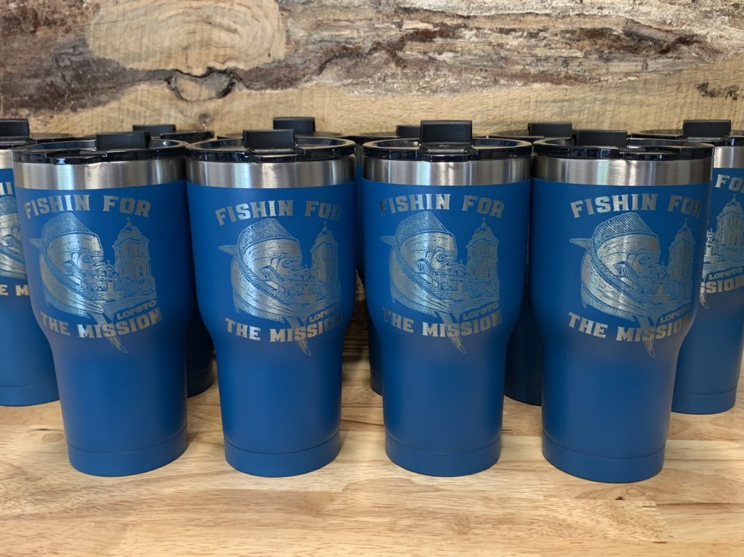 Fishing Laser Etched Tumbler