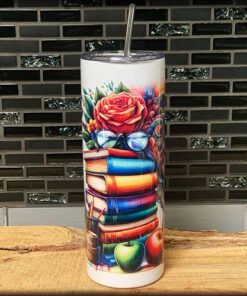 Teacher Sublimated Skinny Tumbler 22oz